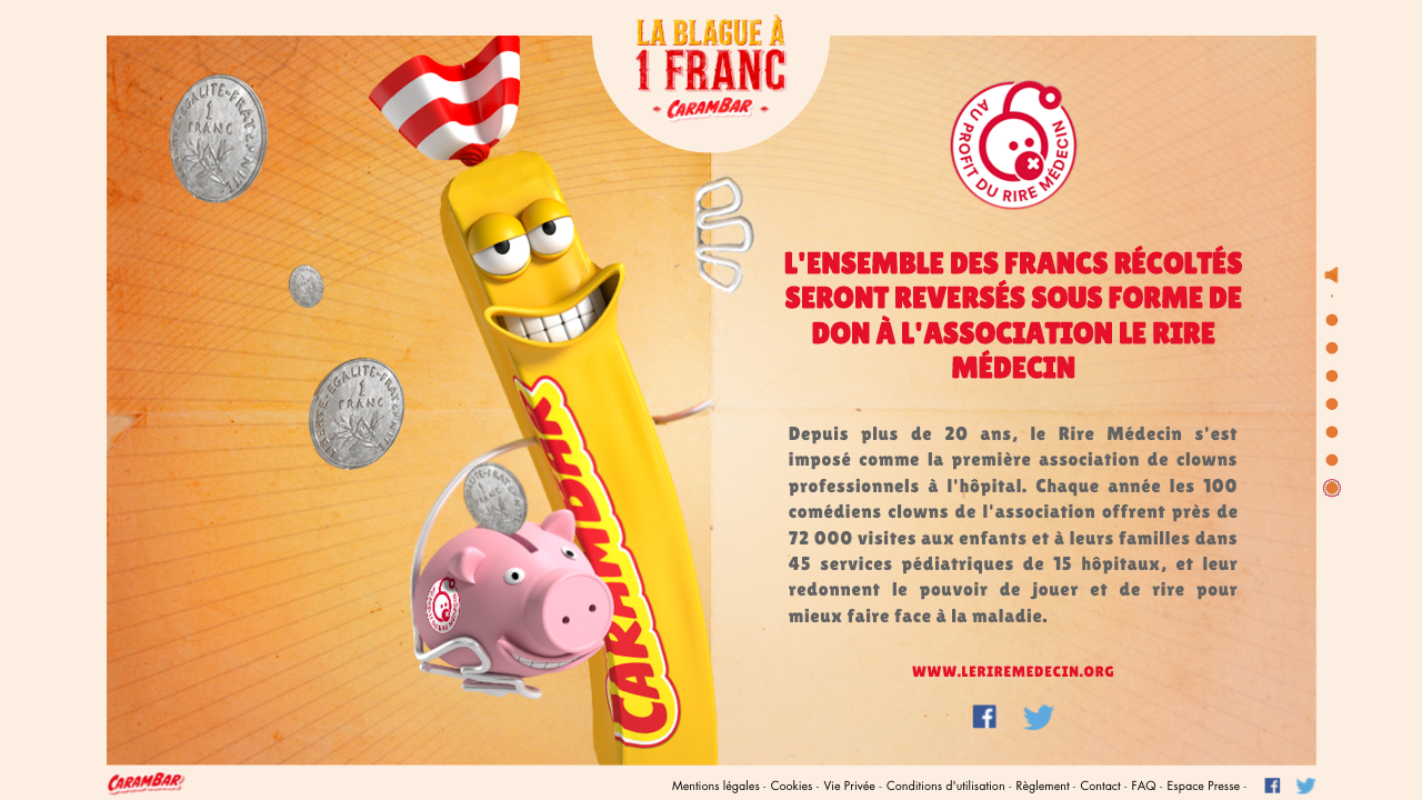 la blague à un franc carambar site internet