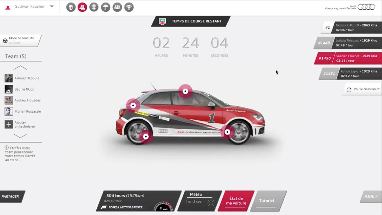 audi endurance experience home