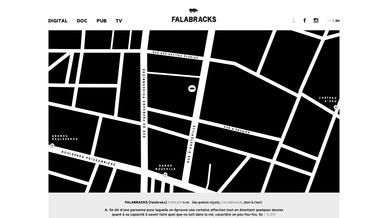 Visuel du site vitrine Falabracks