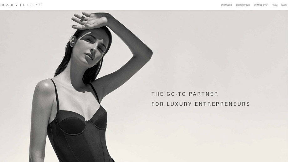site web barville & co développé par lumini