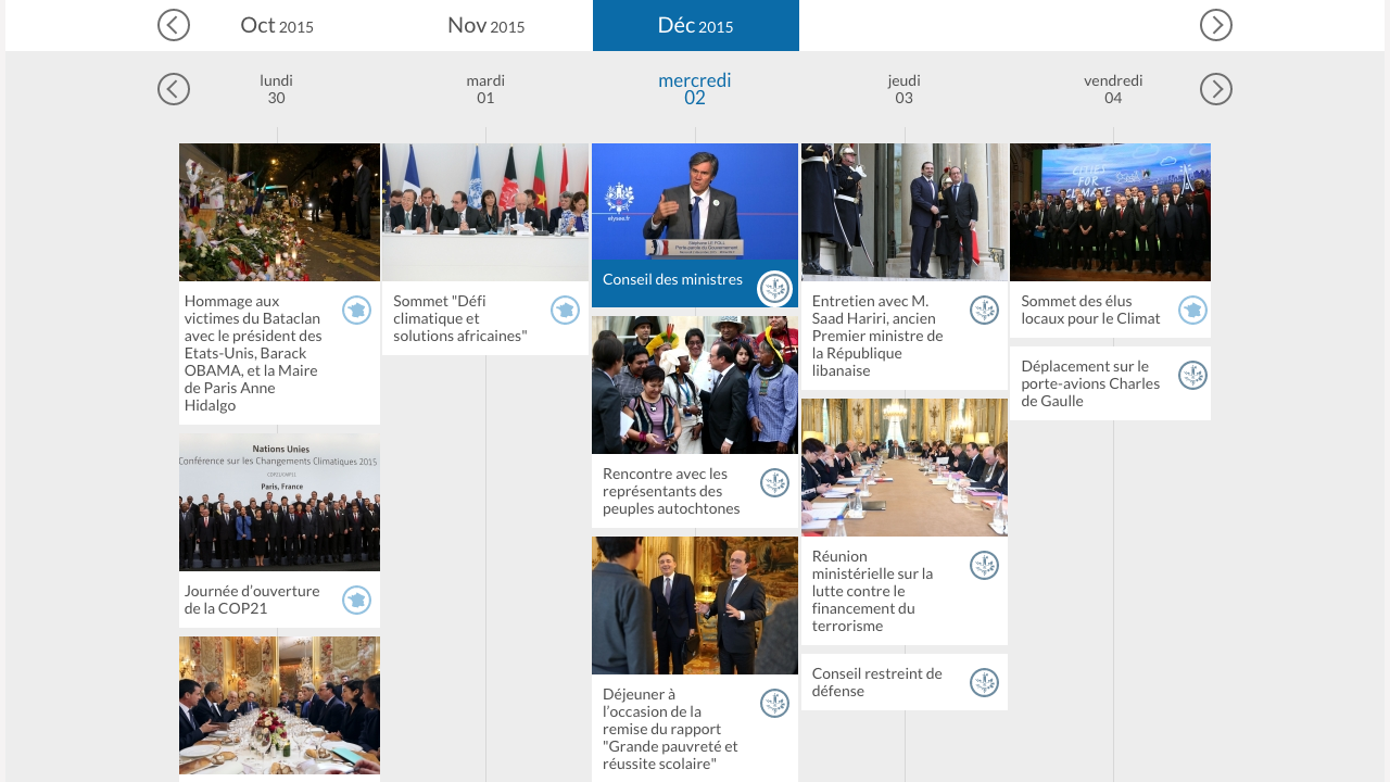 site internet de l'elysee