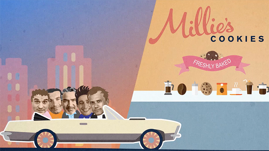 fifty-five projet video motion design - équipe en voiture