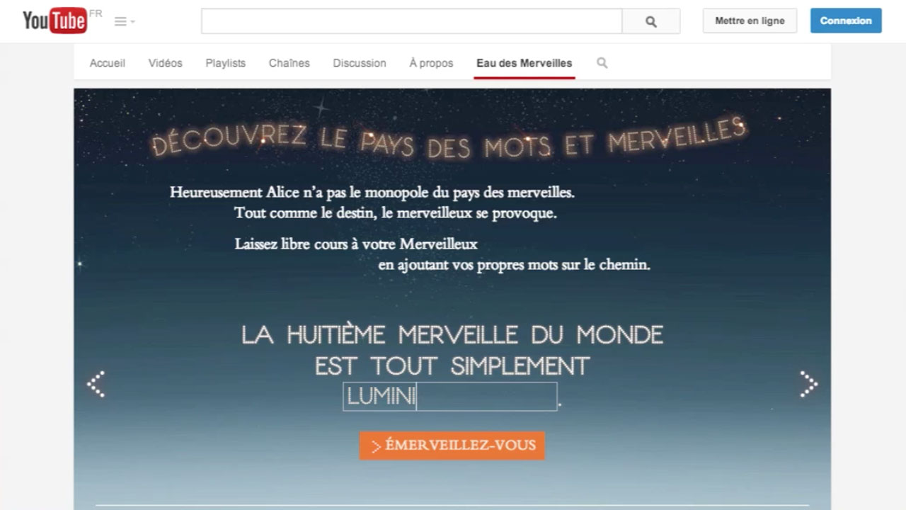 site interactif parfum hermes eau des merveilles 10 ans