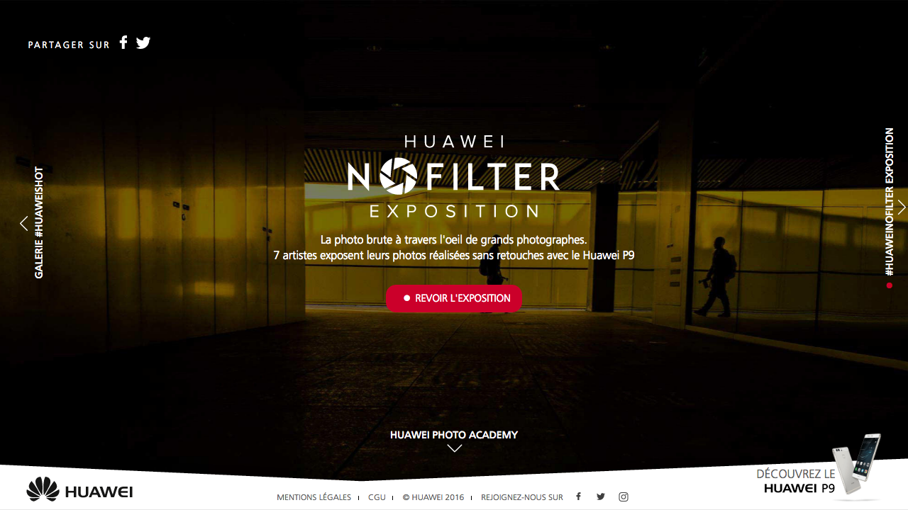 Visuel de la plateforme Huawei