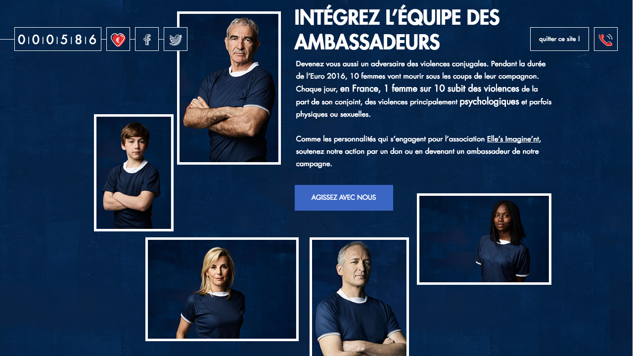 Visuel de la page intégrer l'équipe du site jenesupportepaslesbleus.com