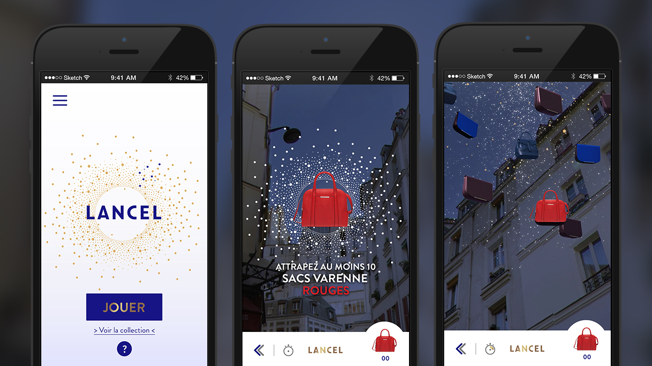application réalité augmentée constellation lancel