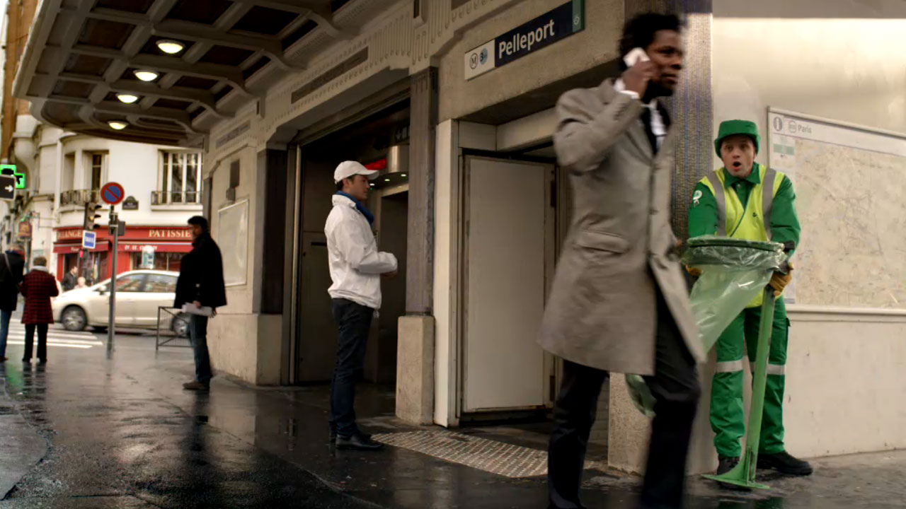 Visuel du film de la campagne propreté à Paris 