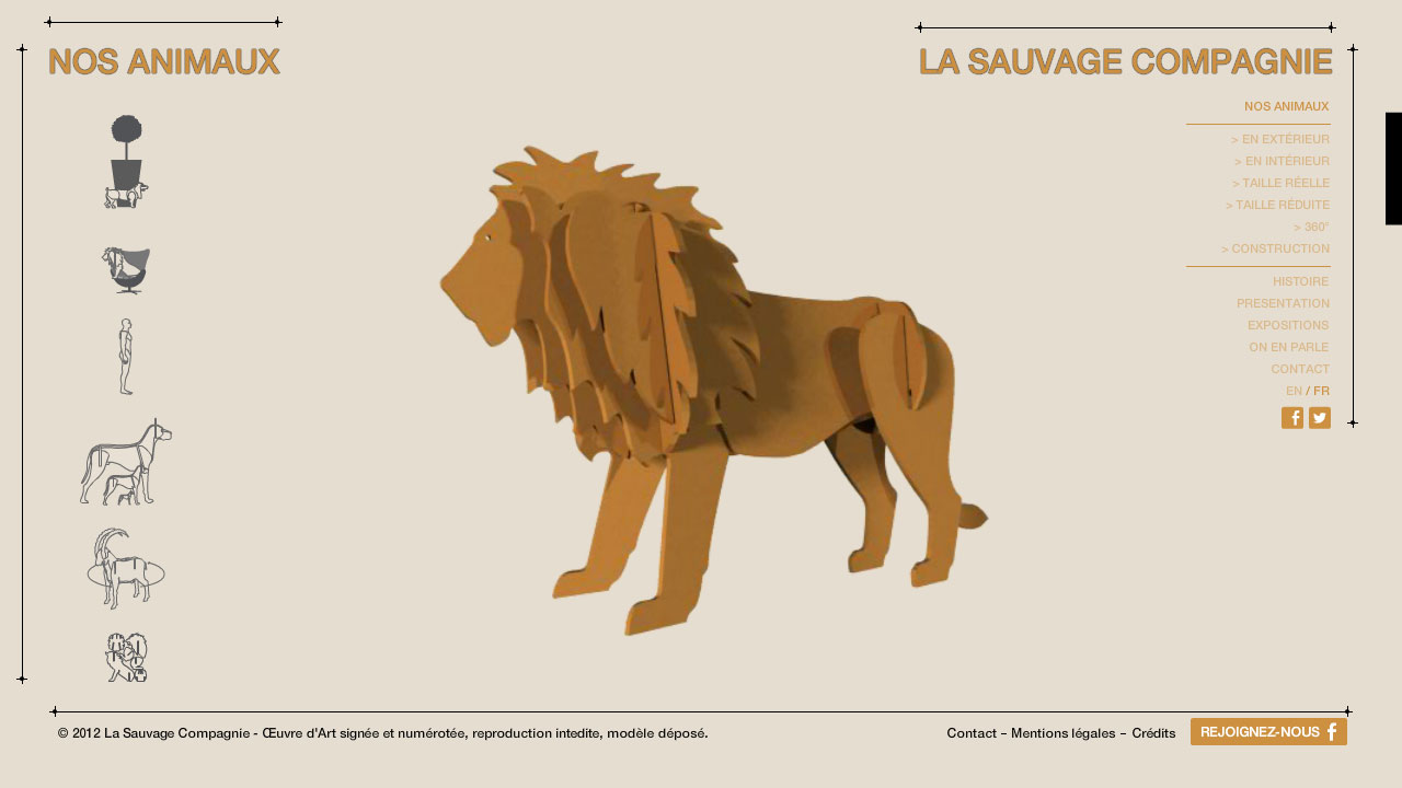 la sauvage compagnie pierre rault sculptures animalières