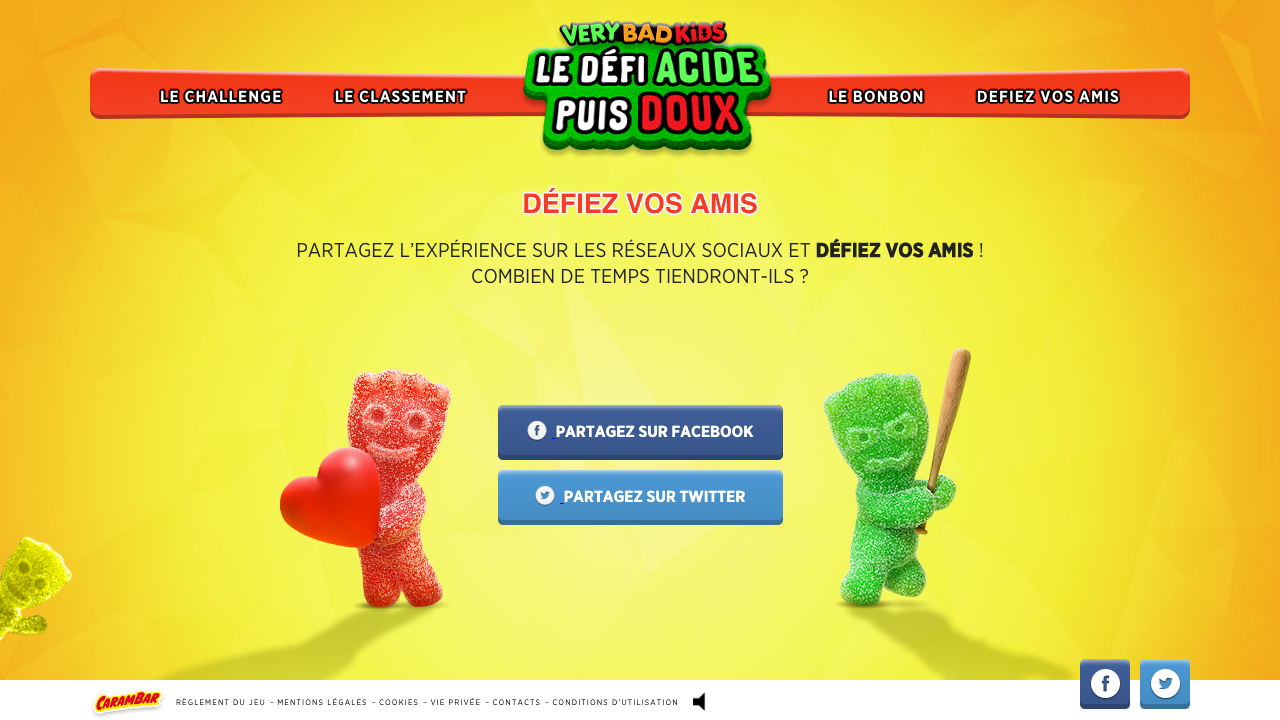 very bad kid le défi acide puis doux défiez vos amis
